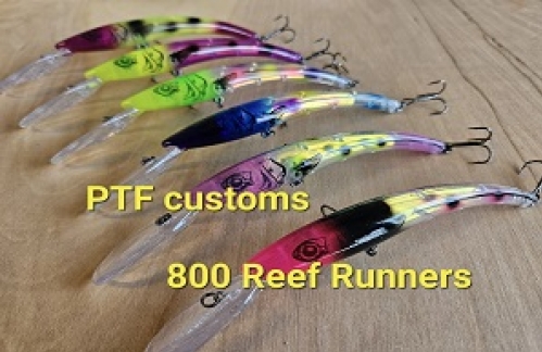 Pro Tackle Fishing Customs 800 series Reef Runners