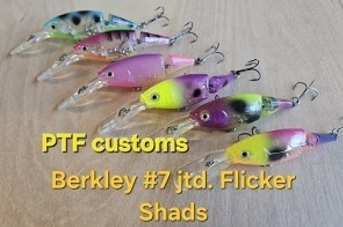 Pro Tackle Fishing Custom Flicker Shad 7 Jointed, Pro Tackle Fishing  Customs