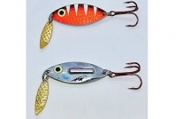 Click to view PK Lures Rattling Spoon Nickel Holo Back