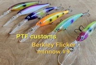 Pro Tackle Fishing Customs Flicker minnow #9